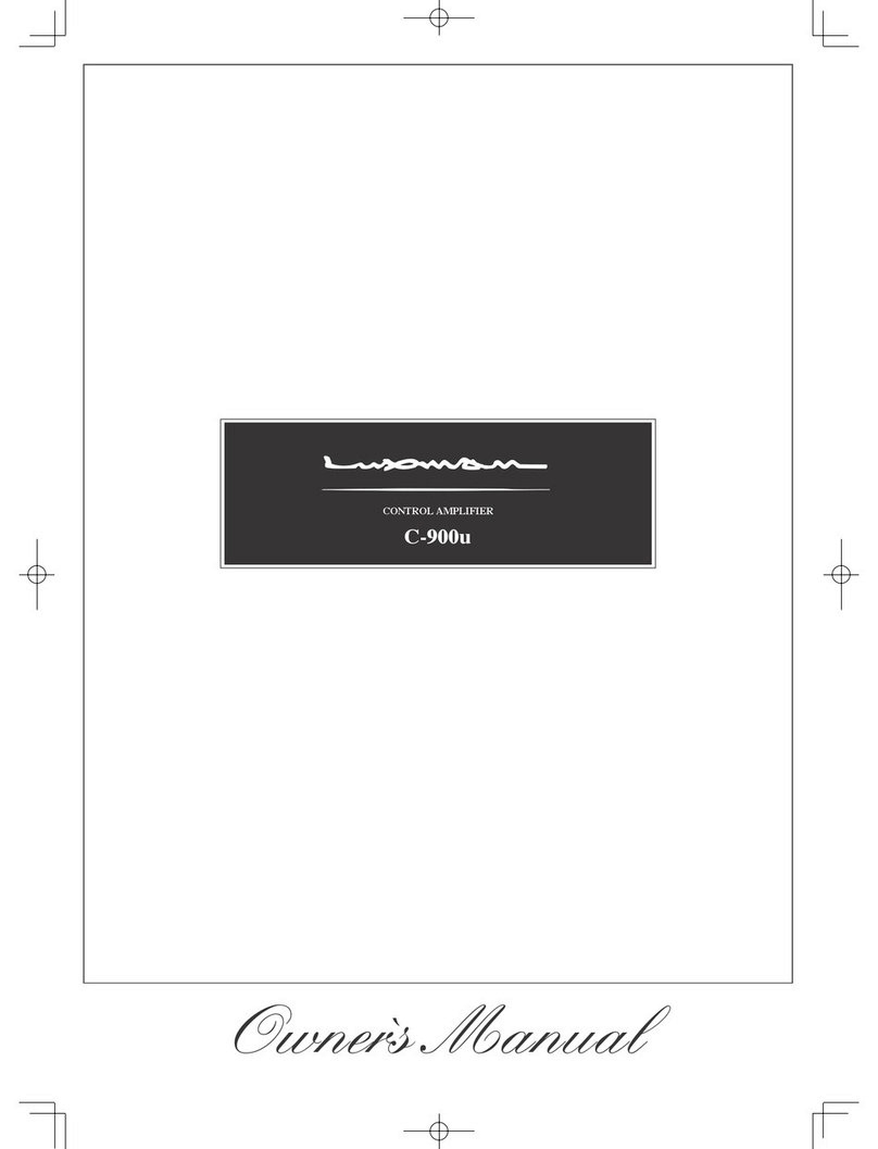 Luxman C-900u User manual Luxman C-900u User manual