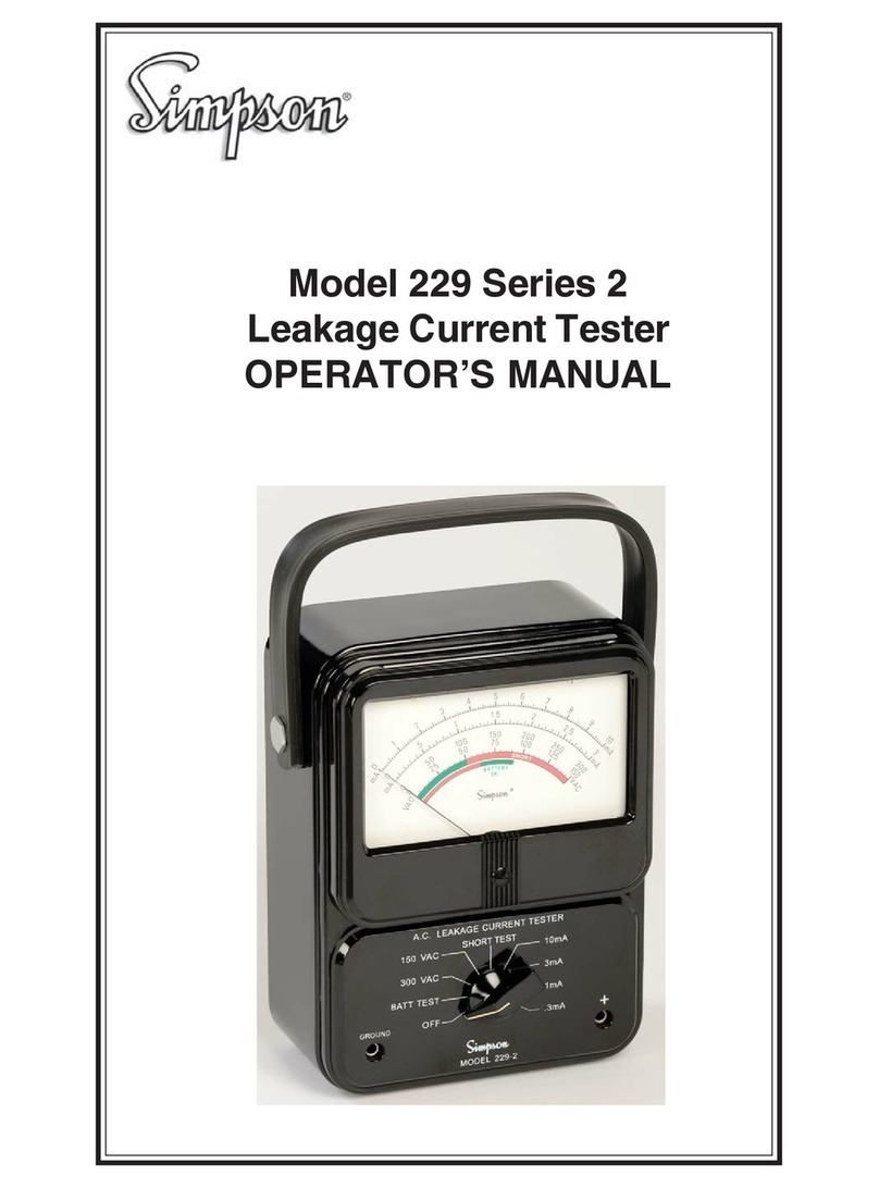 Simpson 229-2 Operator's manual