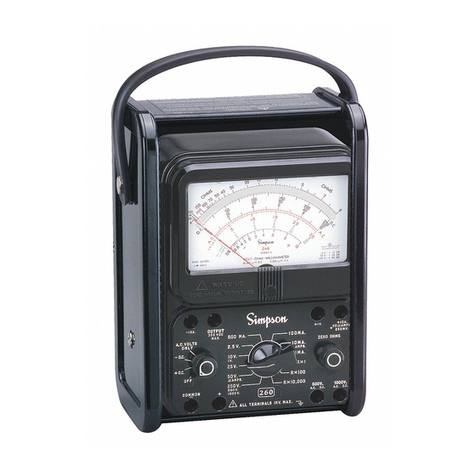 Simpson 260-8P User manual