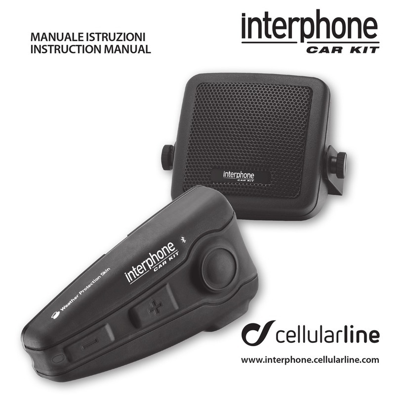Cellularline interphone instruction manual