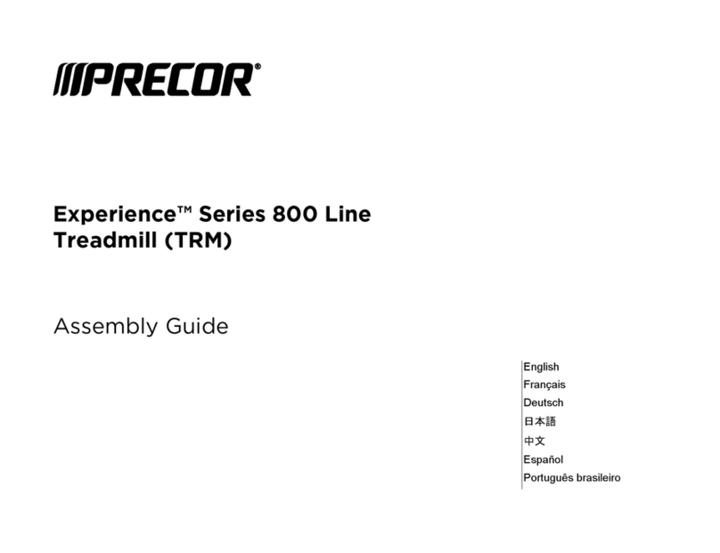 Precor Experience 800 User manual