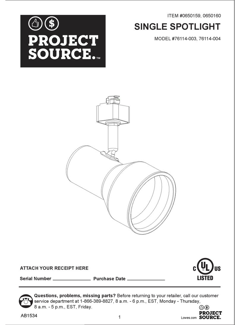 Project Source 0650159 user manual