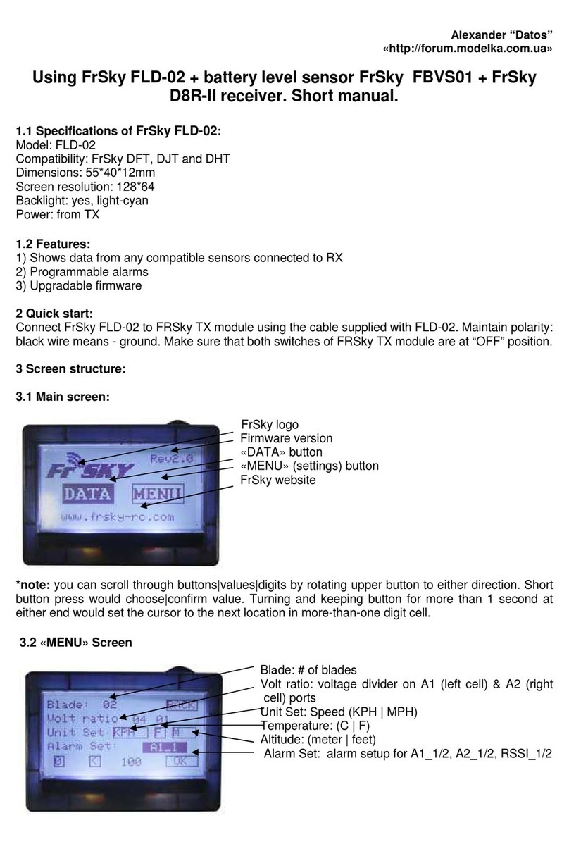 FrSky FLD-02 user manual