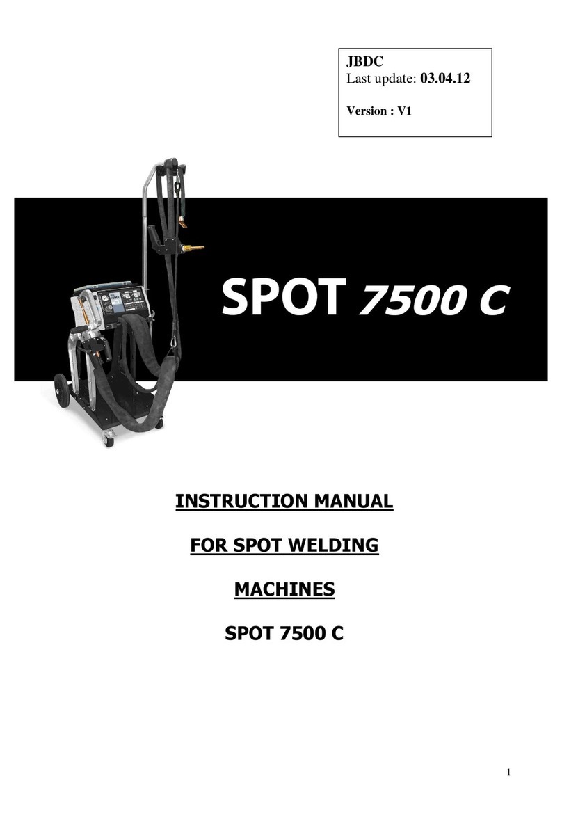 JBDC SPOT 7500 C instruction manual