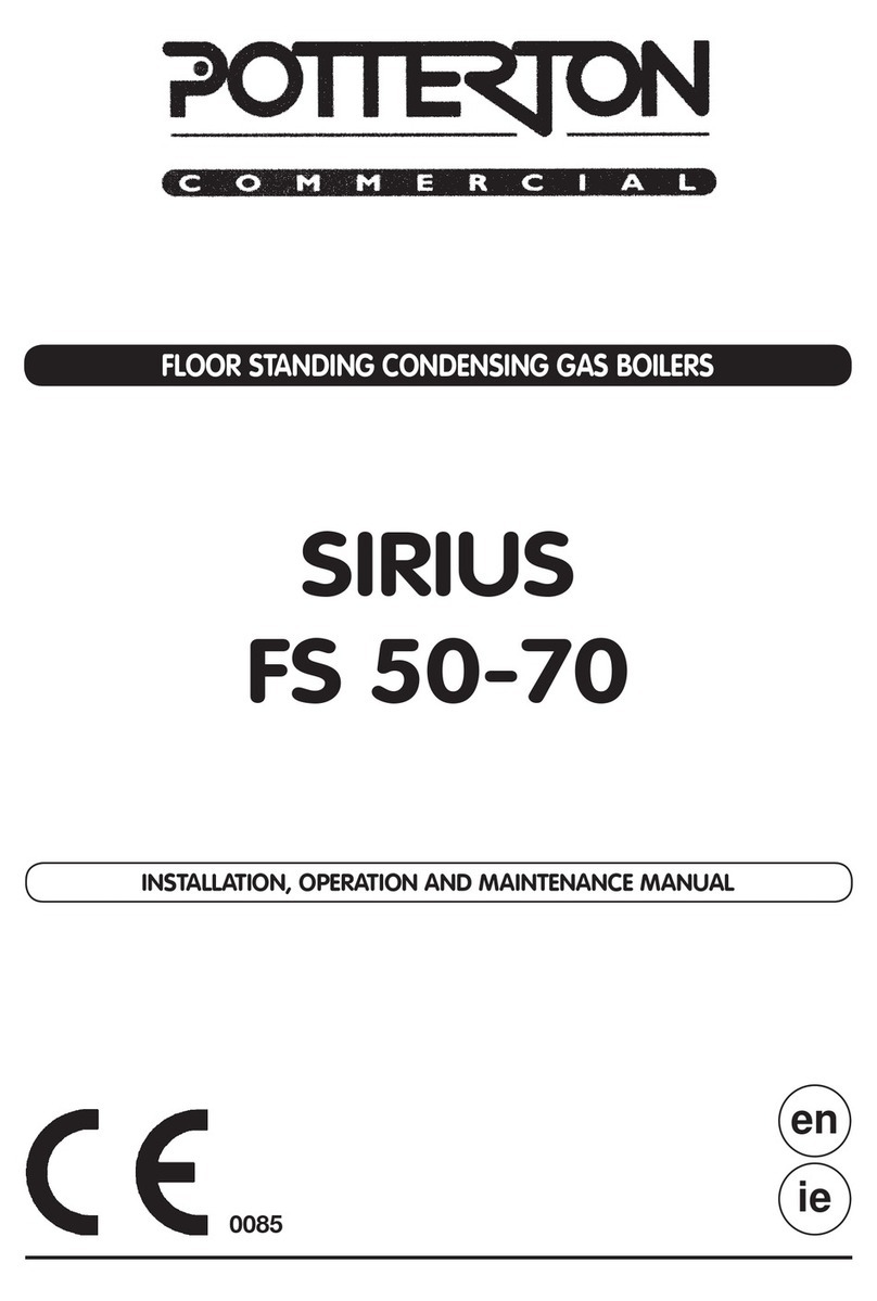 Potterton SIRIUS FS 50-70 Installation, operation and maintenance manual Potterton SIRIUS FS 50-70 Installation, operation and maintenance manual