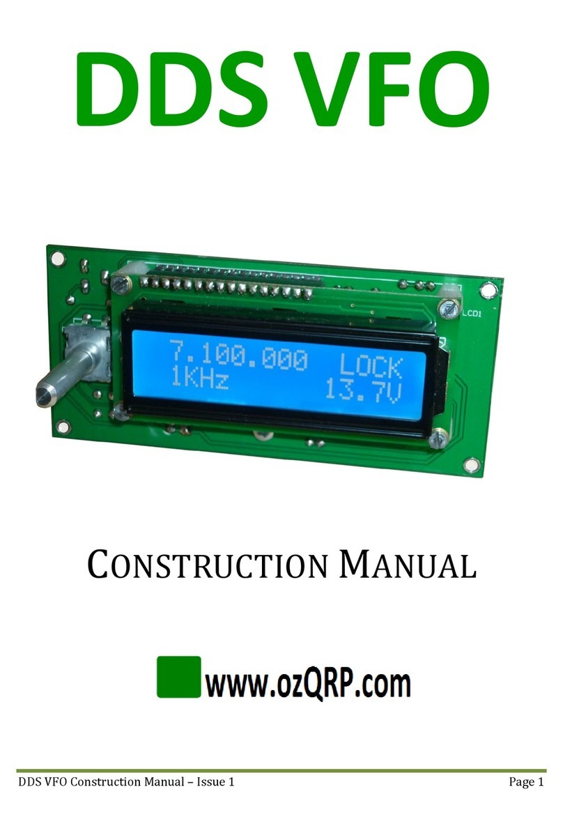ozQRP DDS VFO Instructions for use