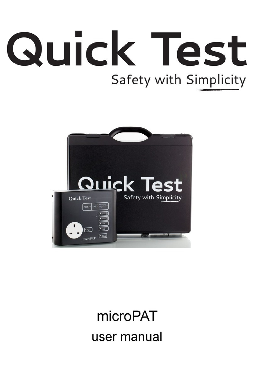 Quicktest microPAT user manual