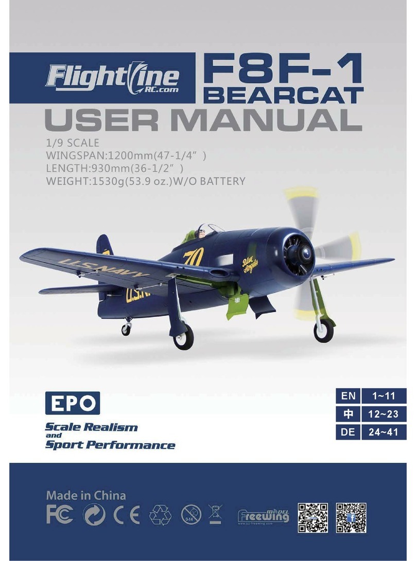 FLIGHT LINE F8F-1 User manual