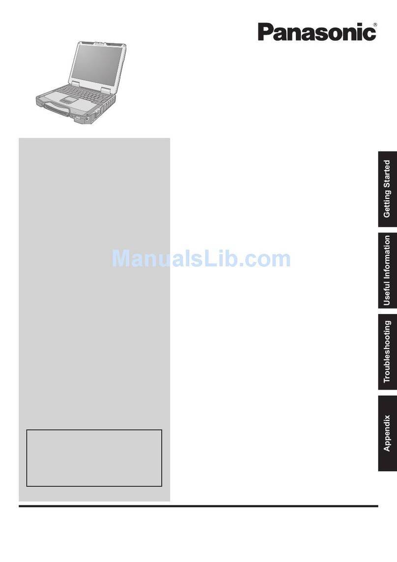 Panasonic CF-31UEU70DY User manual