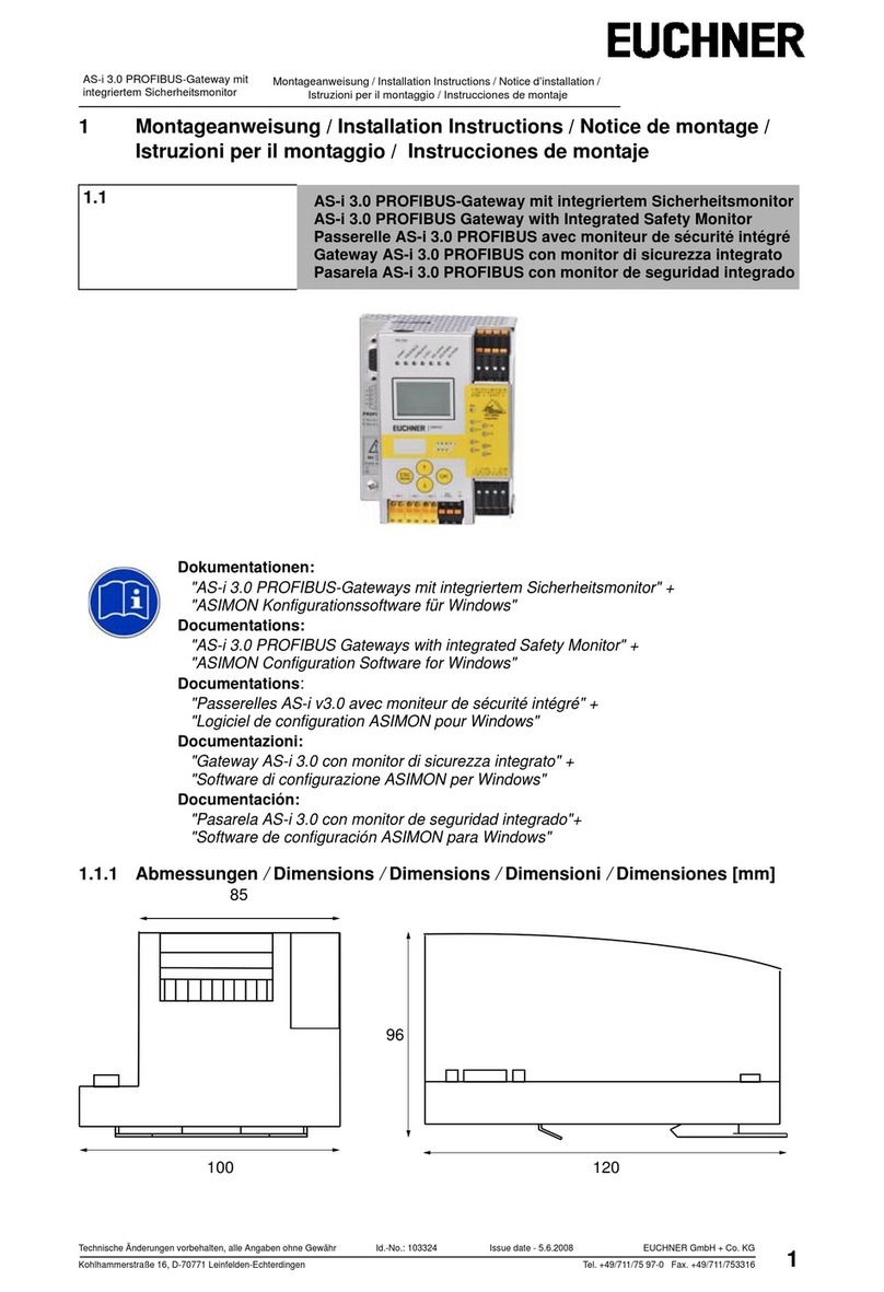 EUCHNER AS-i 3.0 User manual
