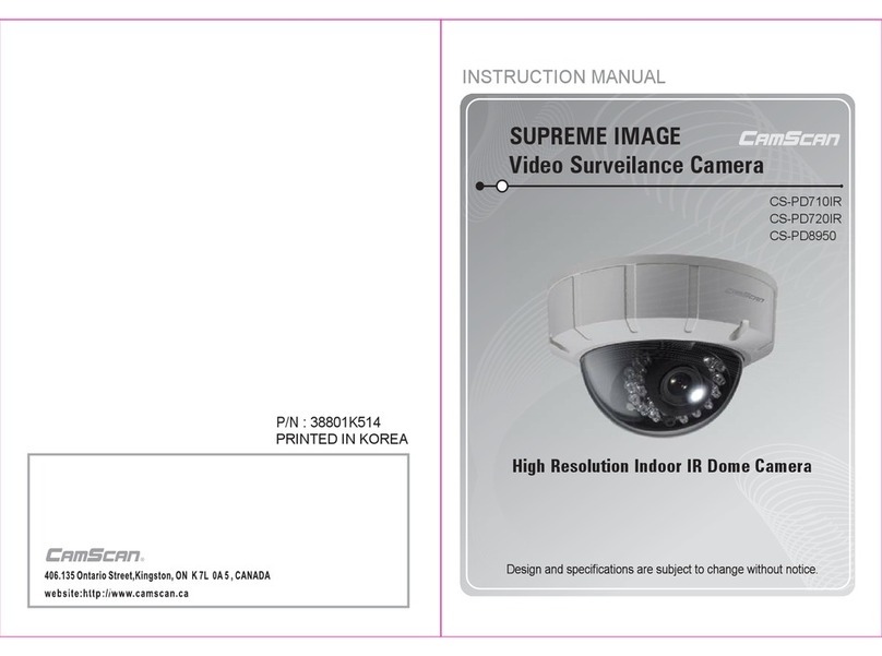 Cam Scan CS-PD710IR instruction manual Cam Scan CS-PD710IR instruction manual
