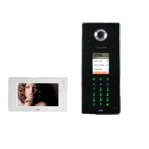 urmet domus IPERVOICE SYSTEM User manual