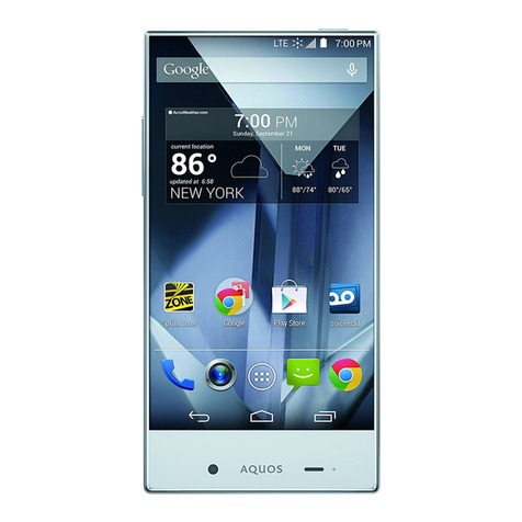 Sharp AQUOS Crystal Sprint User manual