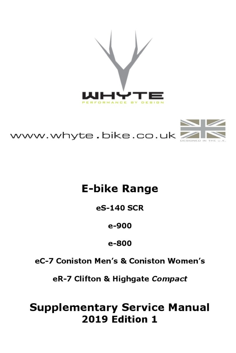 Whyte ES-140 SCR Supplementary service manual