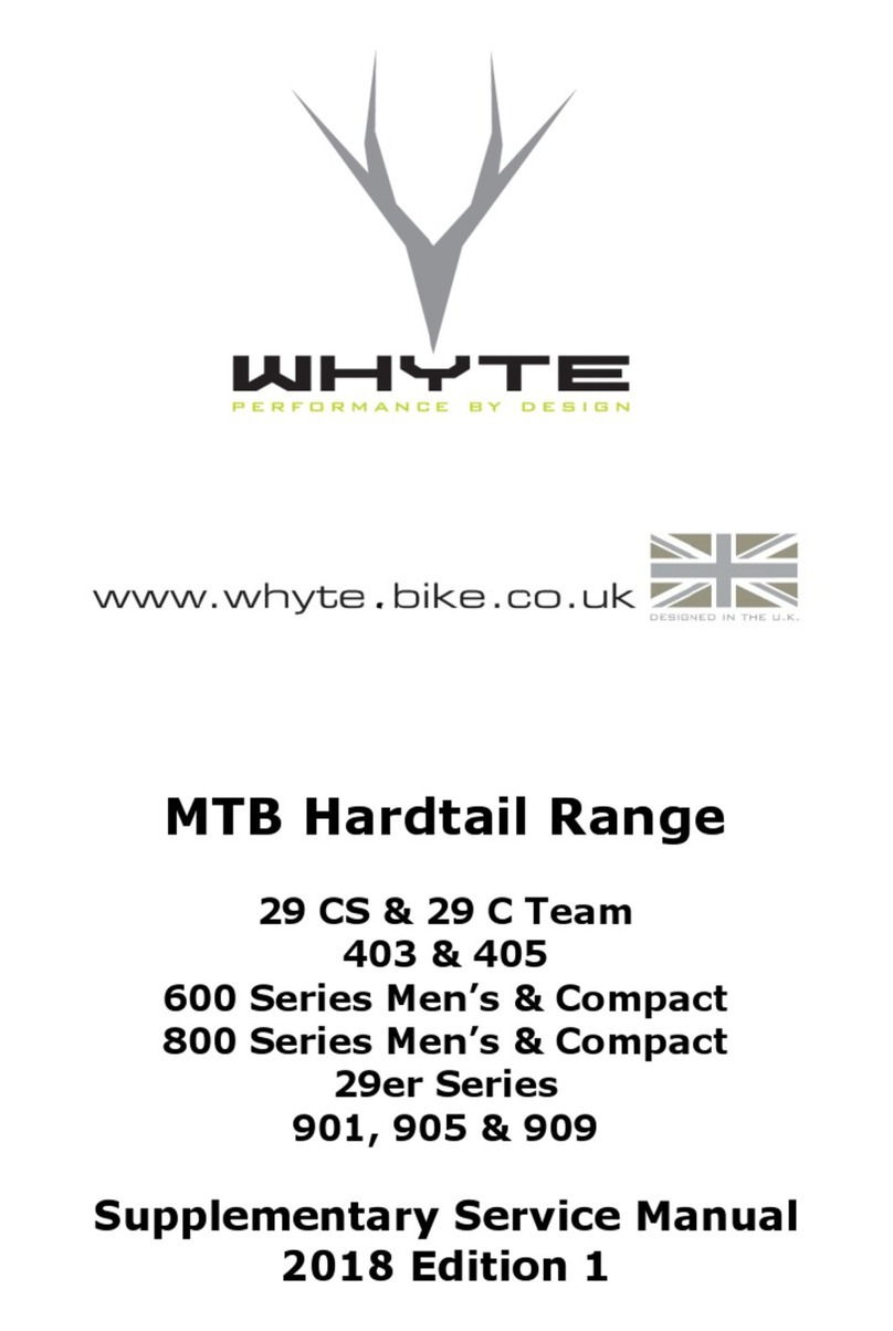 Whyte 29 CS Supplementary service manual