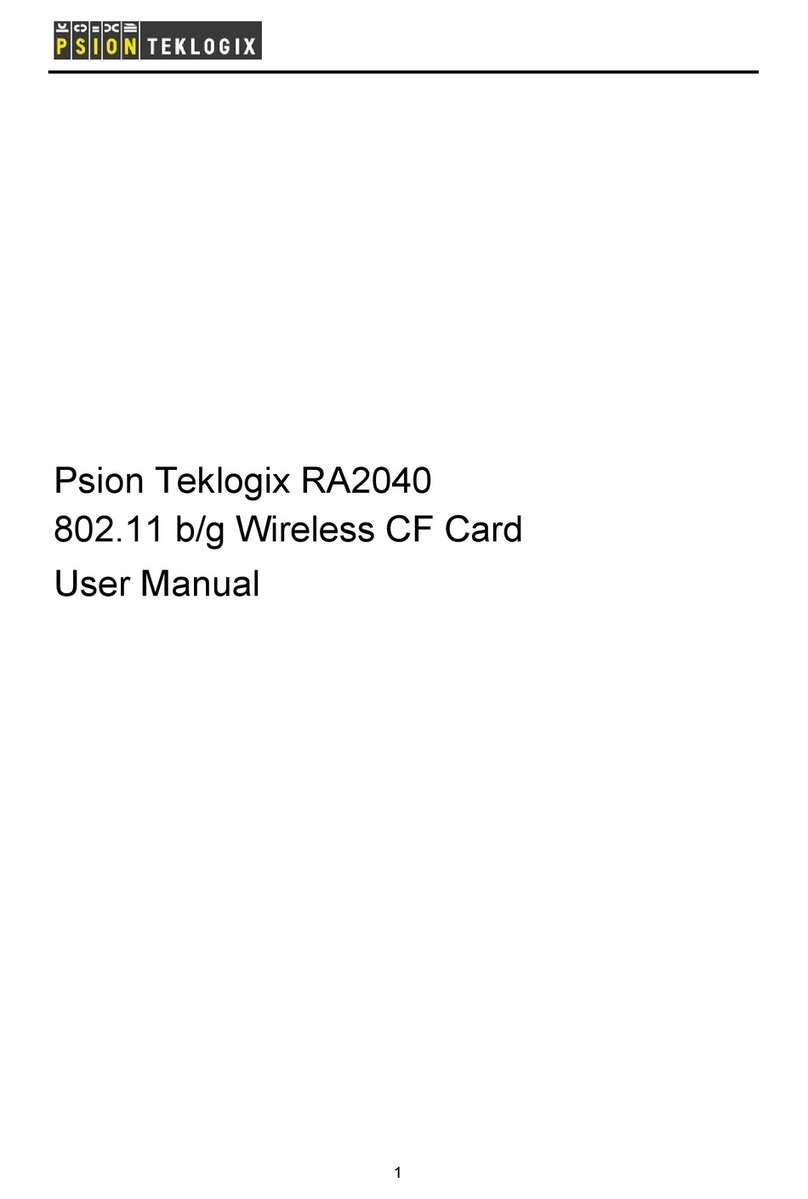 Psion Teklogix RA2040 user manual