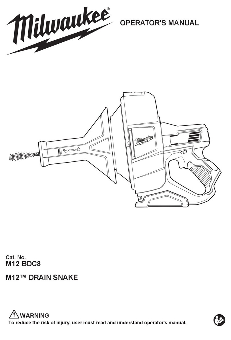 Milwaukee M12 BDC8 Operator's manual