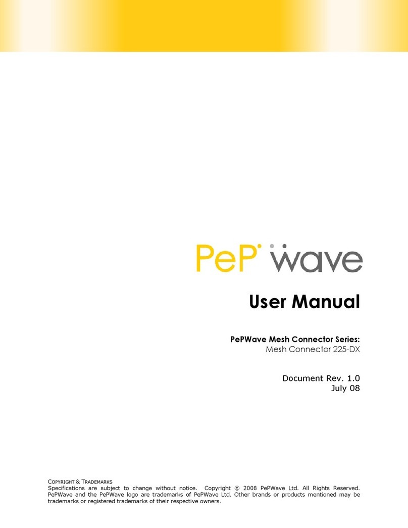 Pepwave Mesh Connector 225-DX user manual