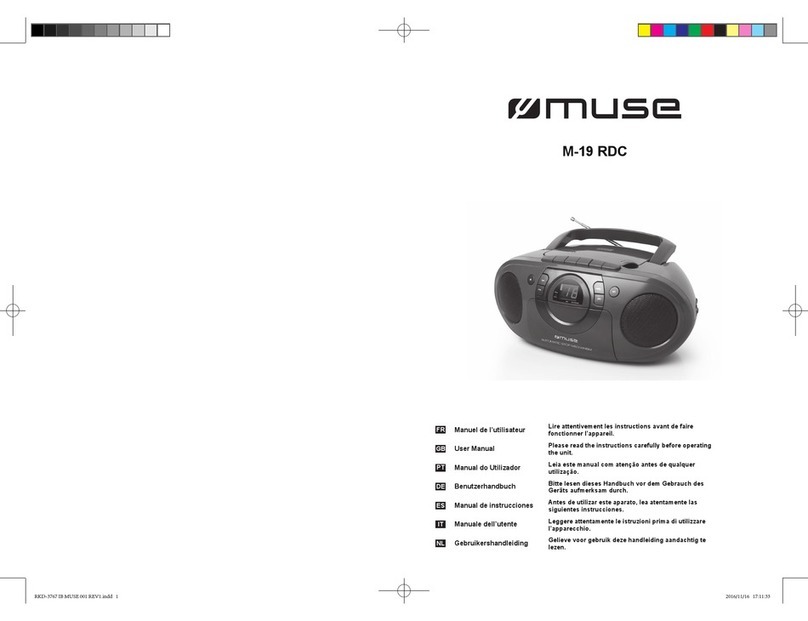 Muse M-19 RDC user manual