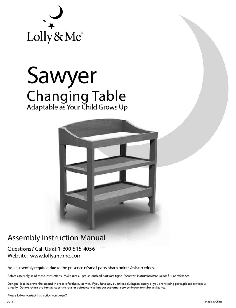 Lolly & Me Sawyer Assembly & instruction manual