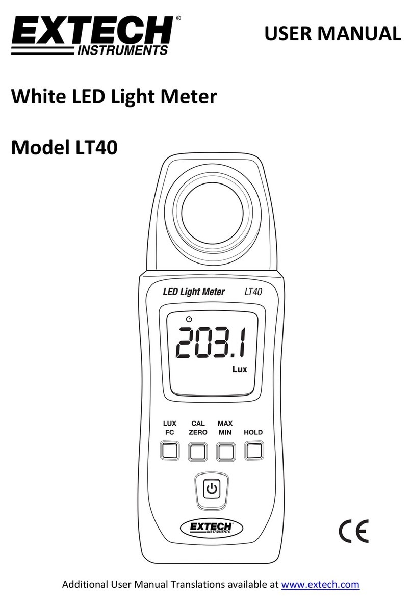 Extech Instruments LT40 User manual Extech Instruments LT40 User manual