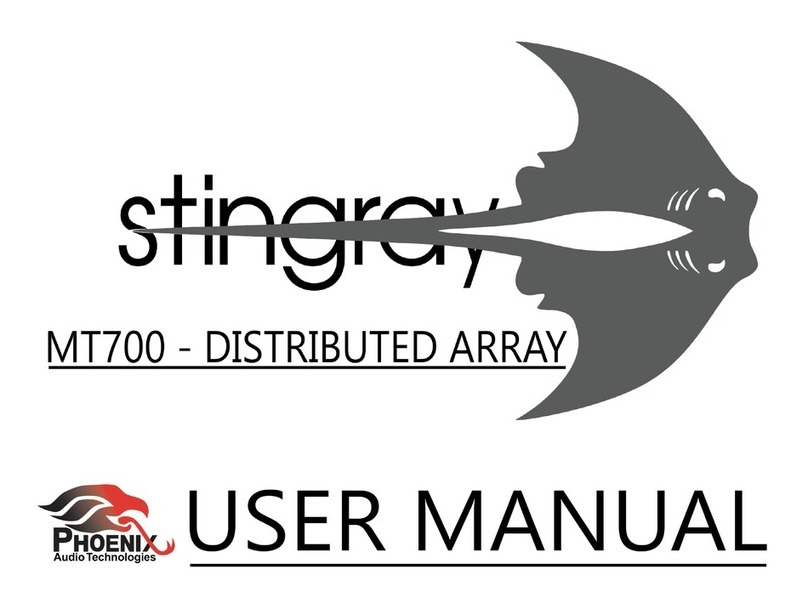 Phoenix Audio Technologies Stingray MT700 user manual