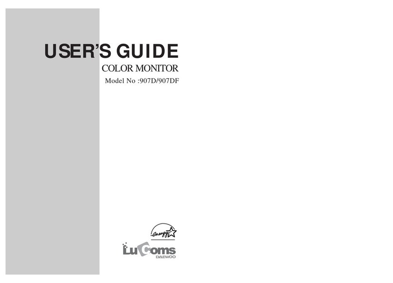 Daewoo Lucoms 907D User manual
