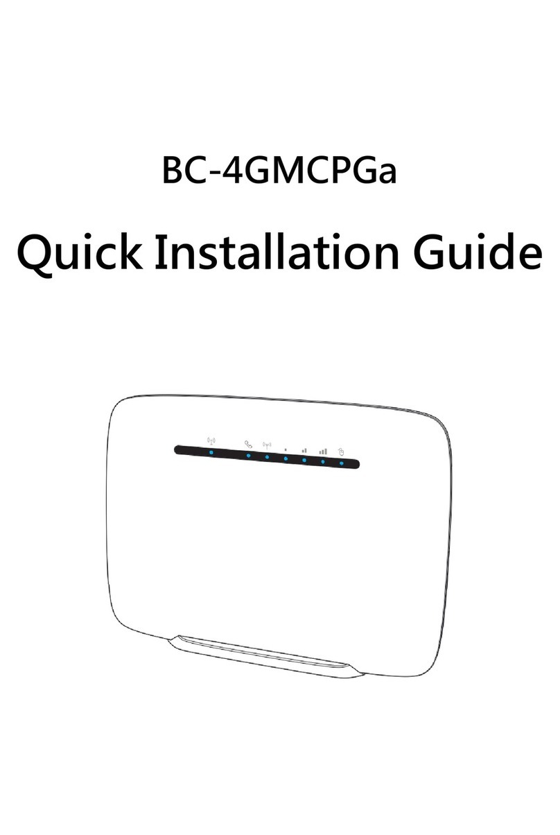 Gemtek Systems BC-4GMCPGa User manual