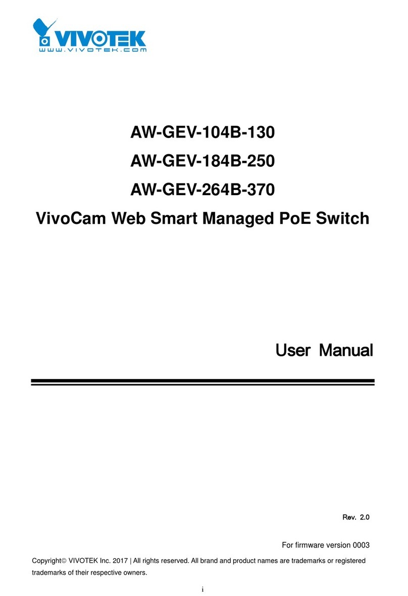 Vivotek VivoCam AW-GEV-104B-130 user manual