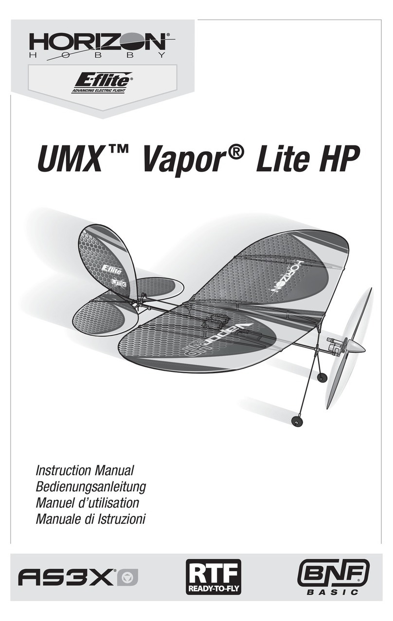 E-FLITE UMX Vapor Lite HP BNF Basic User manual