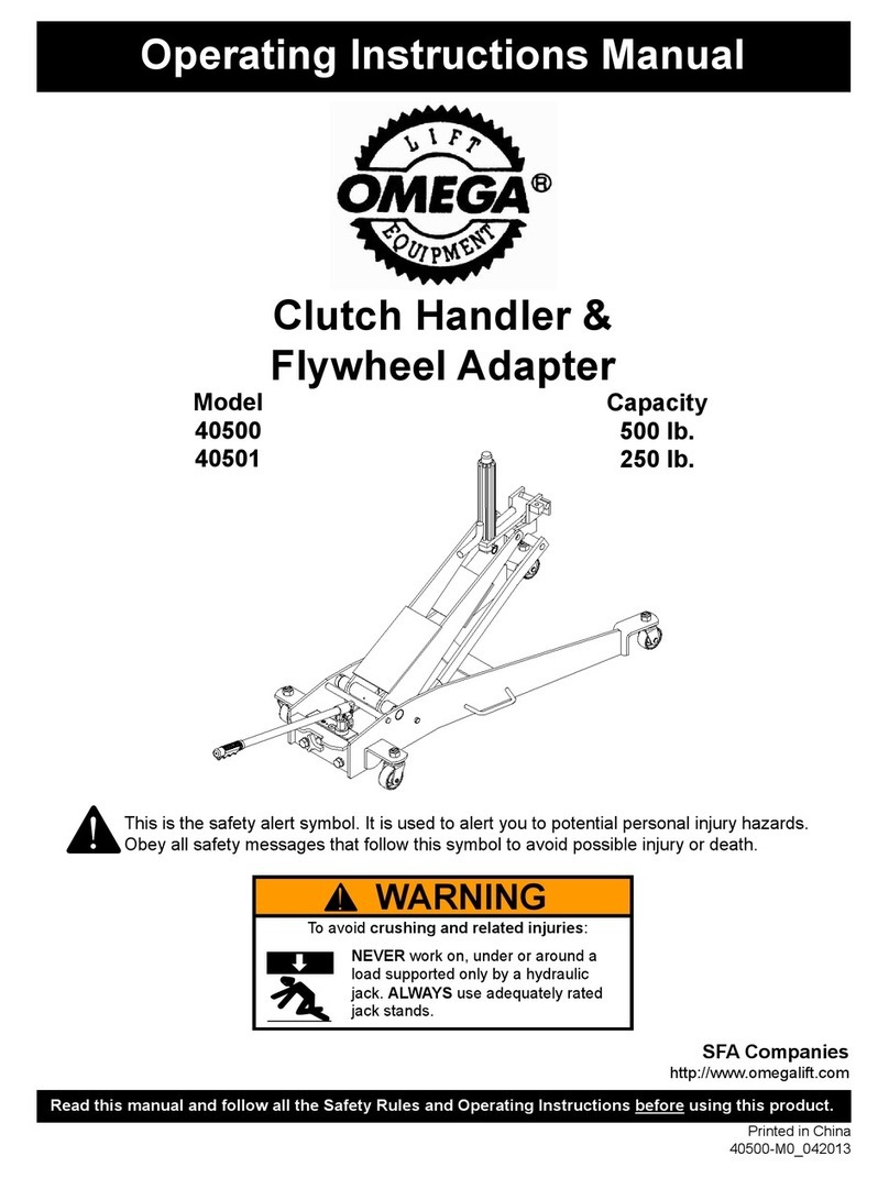 Omega 40500 Operating instructions manual