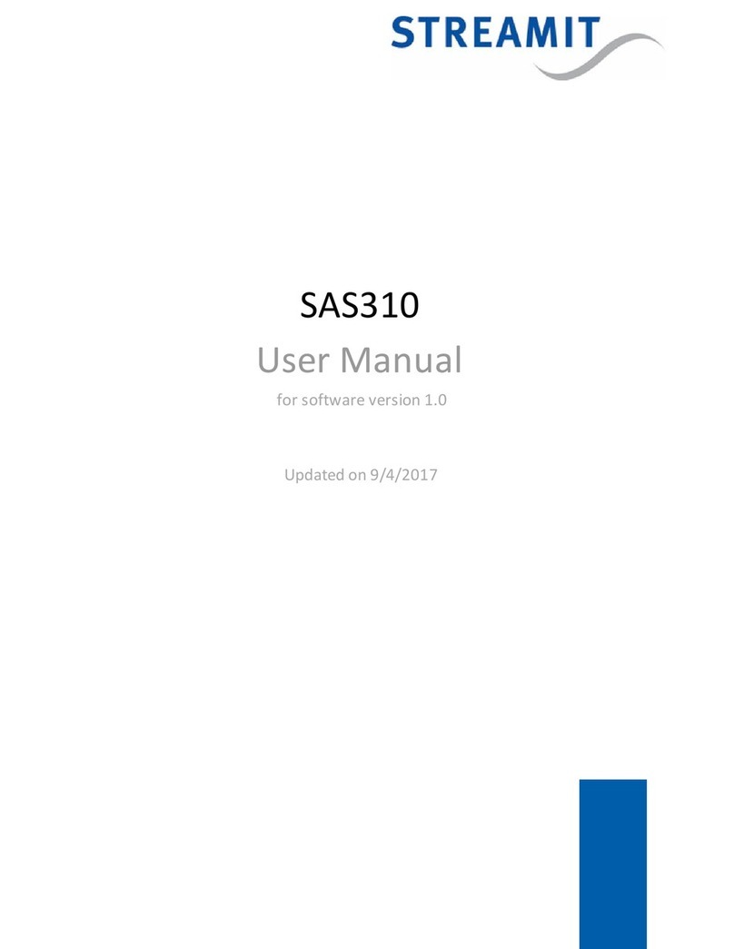 Streamit SAS310 user manual