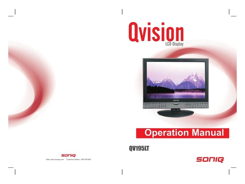 SONIQ Qvision QV195LT User manual