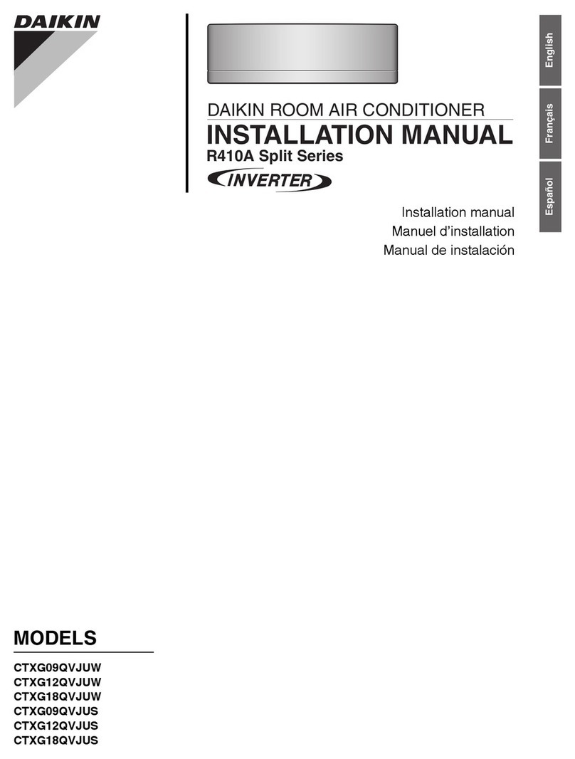 Daikin R-410A User manual