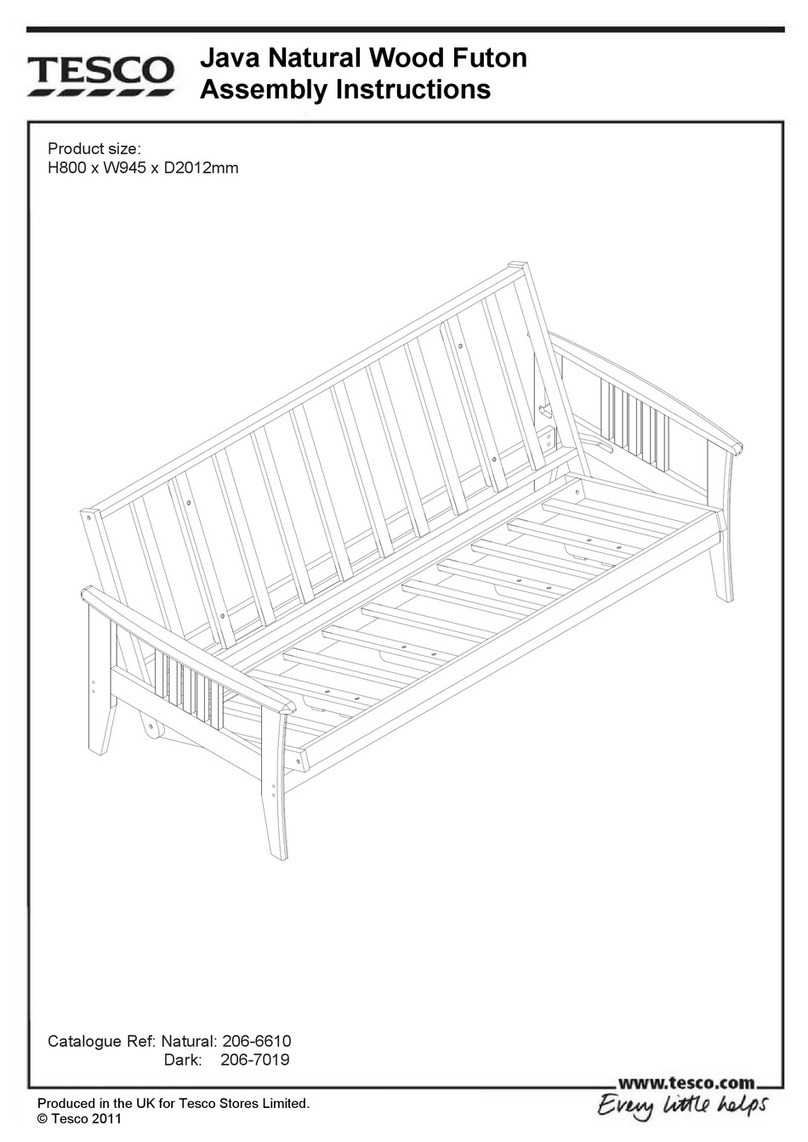 Tesco 206-6610 Assembly instructions