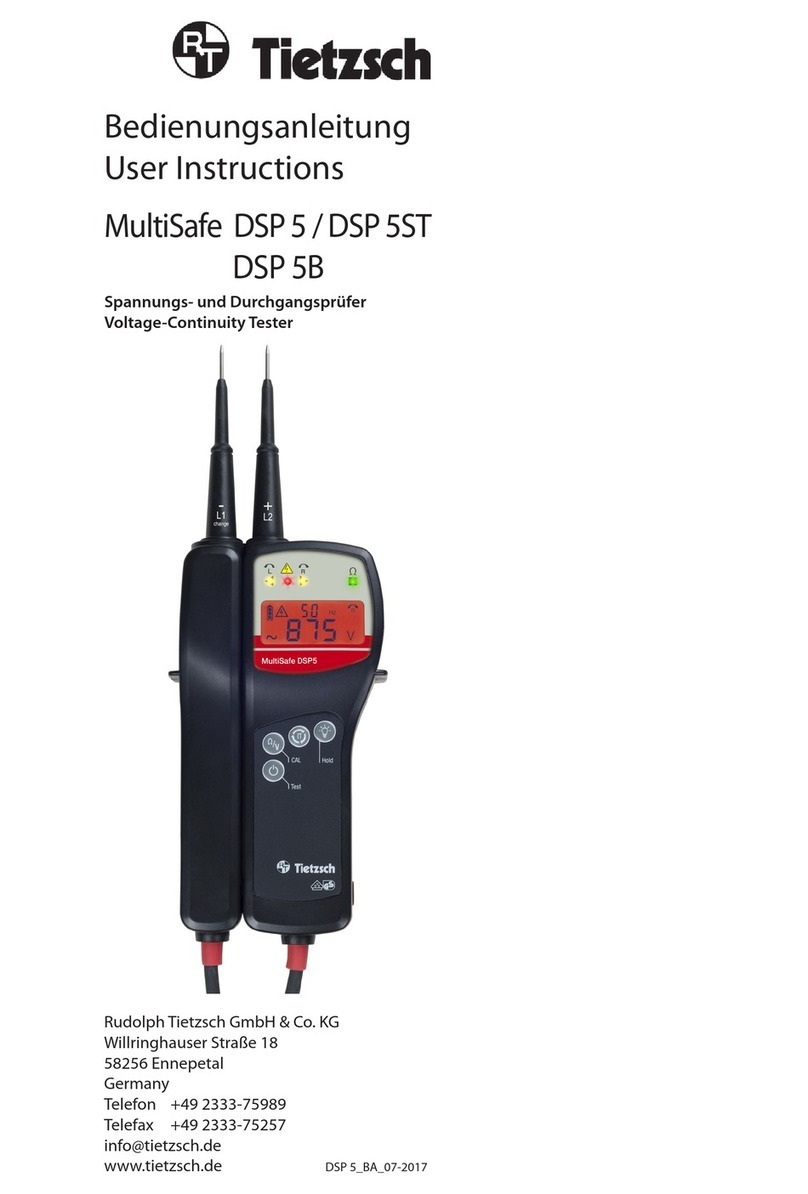 Tietzsch MultiSafe DSP 5 User instructions Tietzsch MultiSafe DSP 5 User instructions