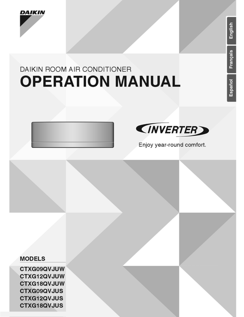 Daikin CTXG09QVJUW User manual