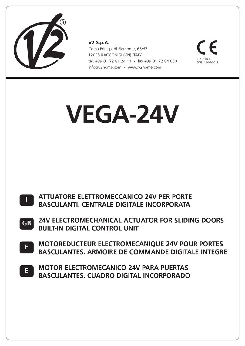 V2 VEGA-24V User manual