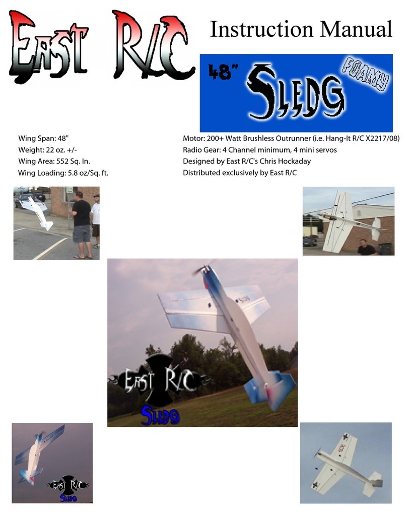 East R/C SLEDG User manual