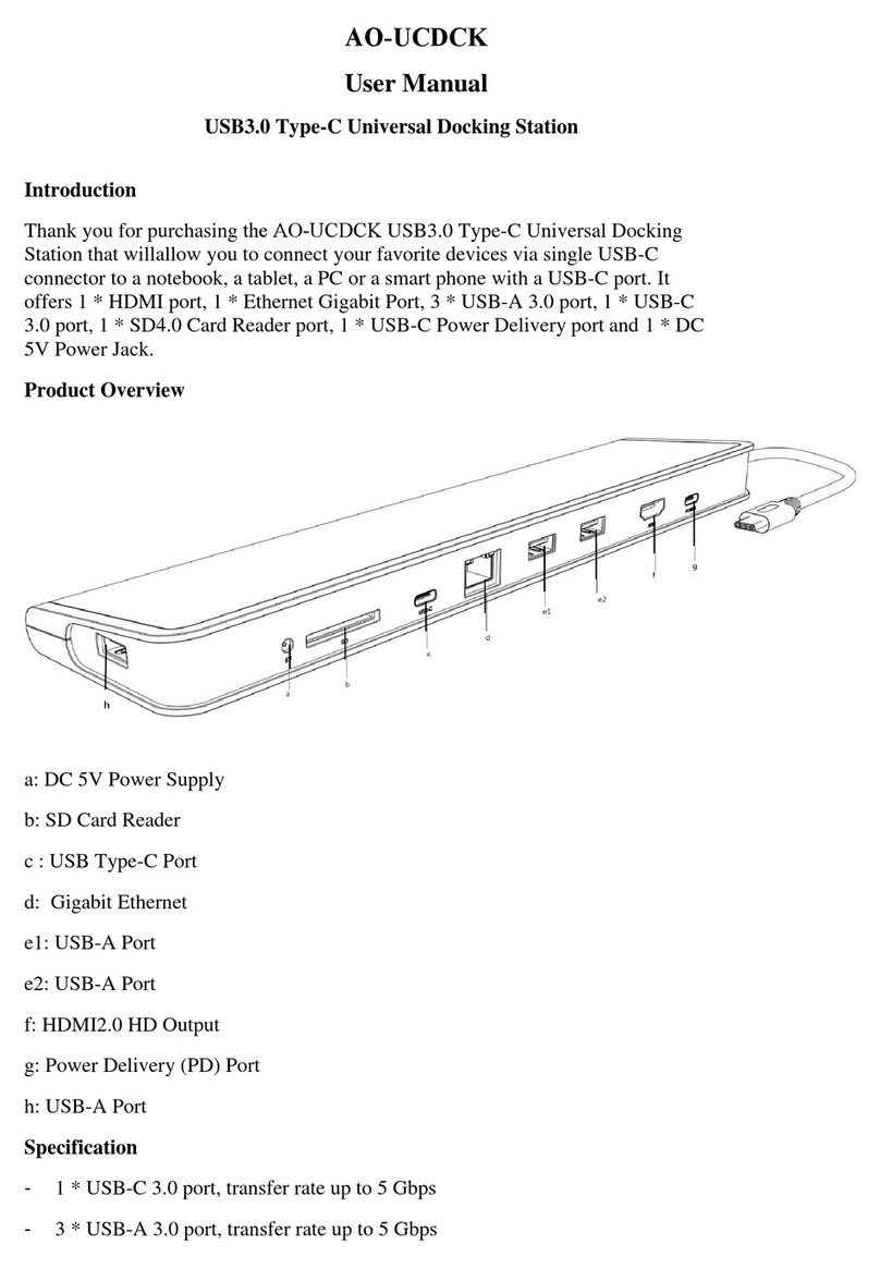 Laser AO-UCDCK User manual