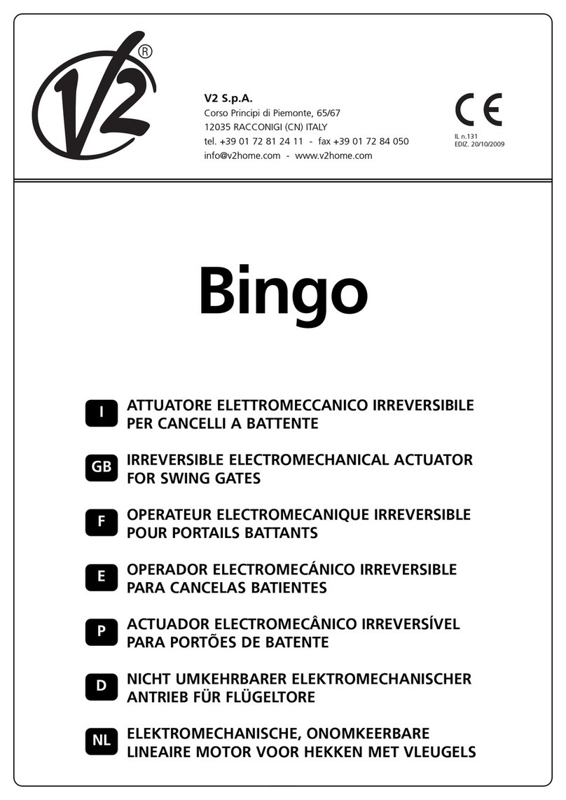 V2 BINGO400 User manual