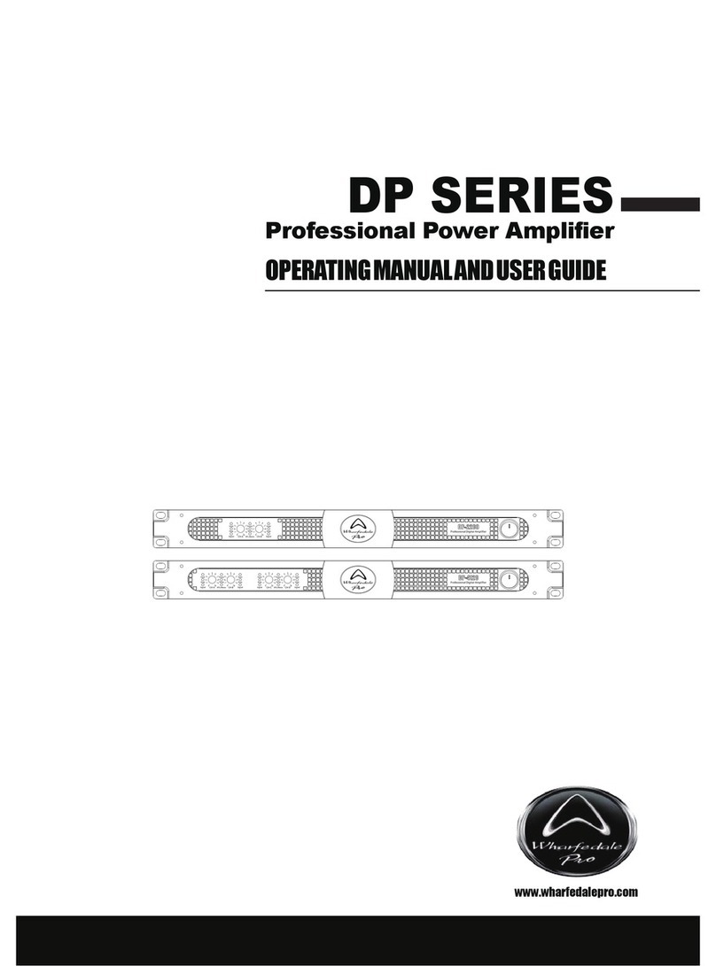 Wharfedale Pro DP-4035 Operating manual and user guide Wharfedale Pro DP-4035 Operating manual and user guide