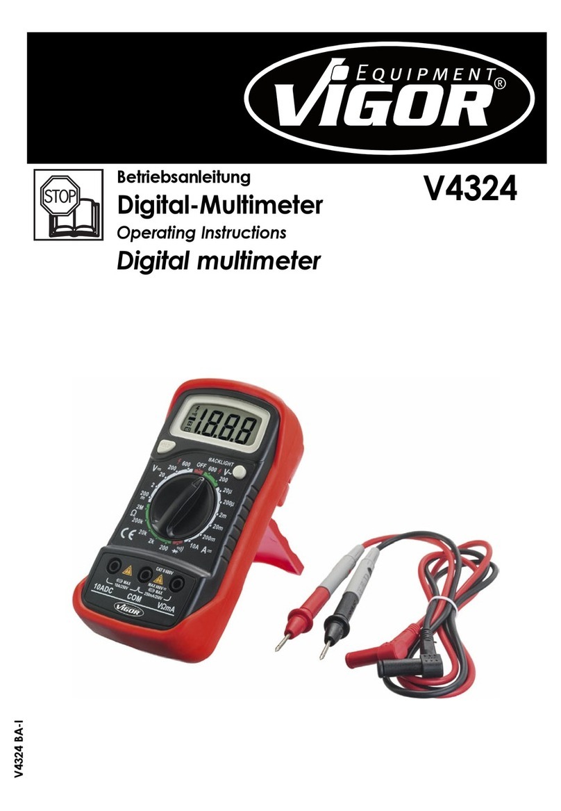 Vigor V4324 operating instructions
