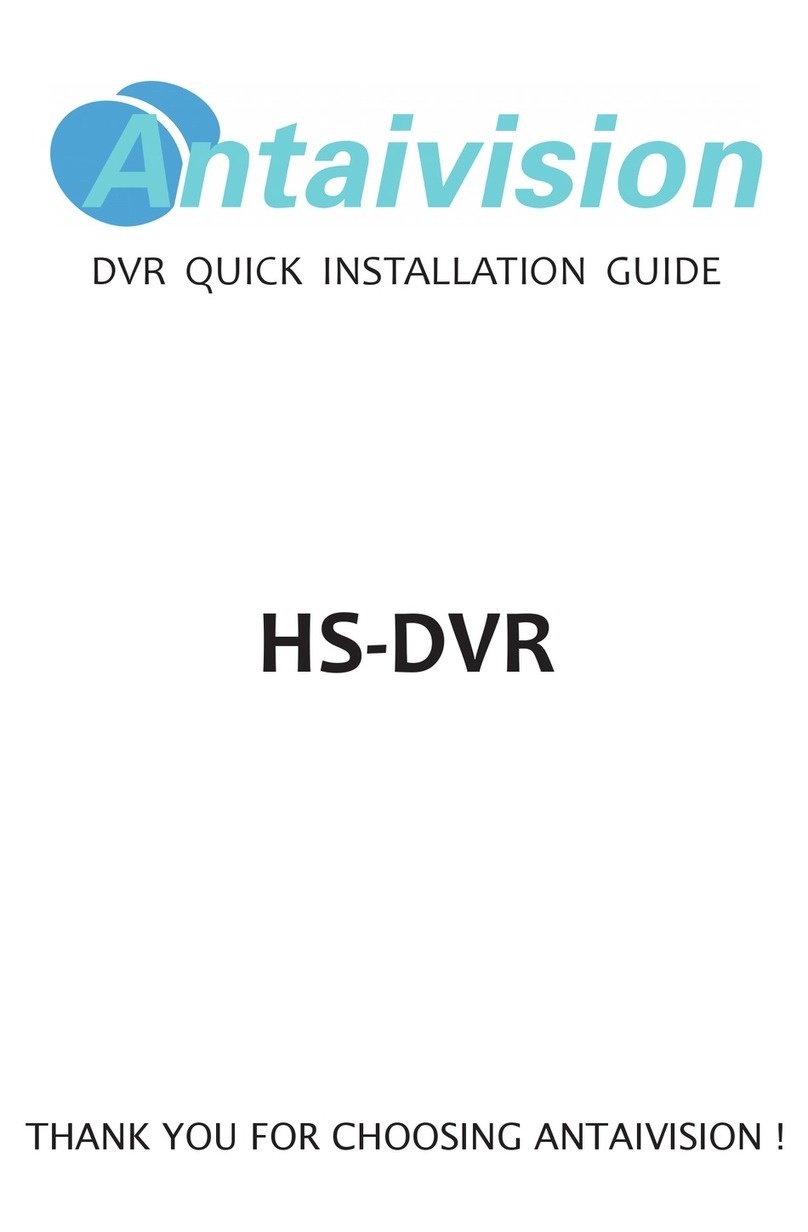Antaivision ATcloud HS-DVR Quick installation guide