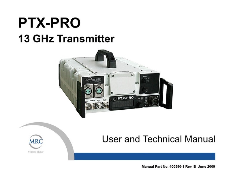 MRC PTX-PRO User and technical manual