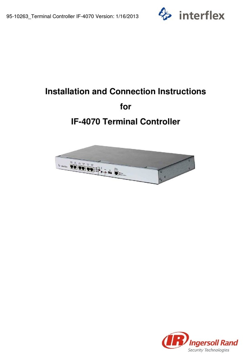 Interflex IF-4070 Installation and connection instructions