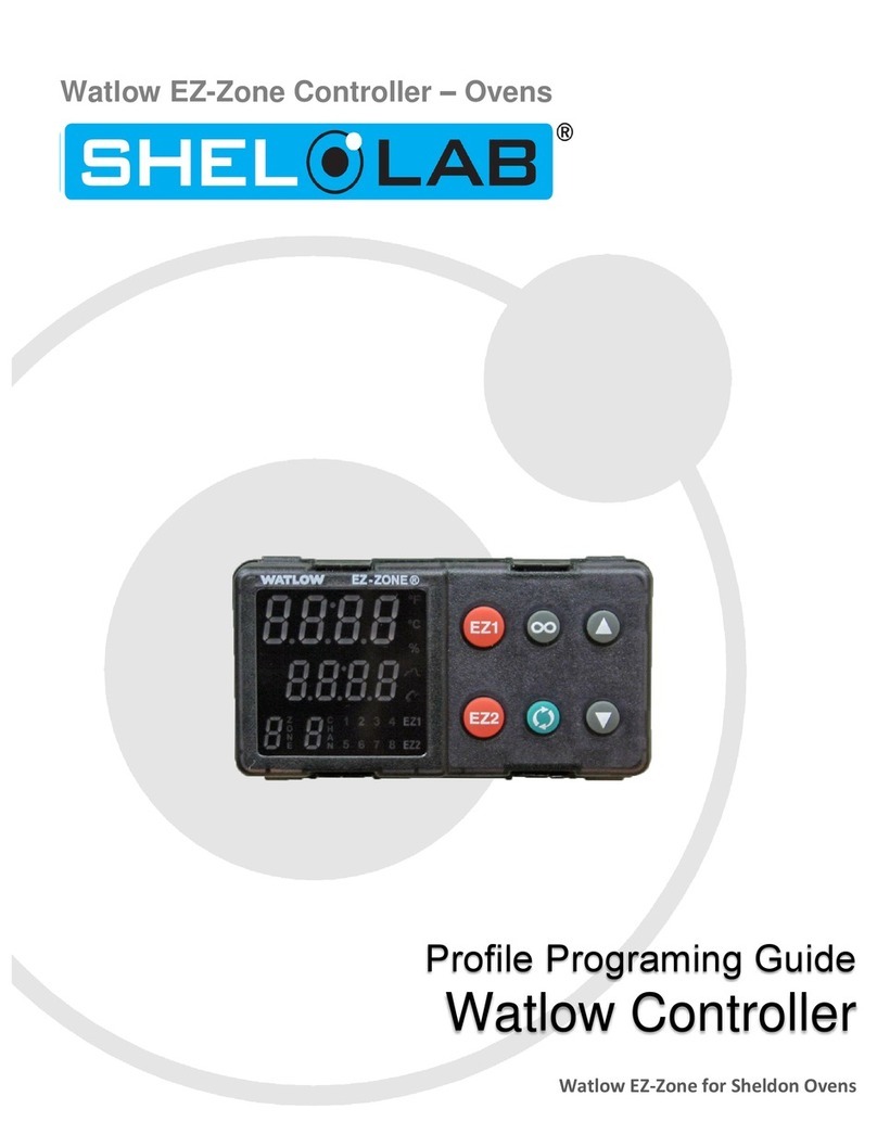 Sheldon Watlow EZ-Zone Operating instructions