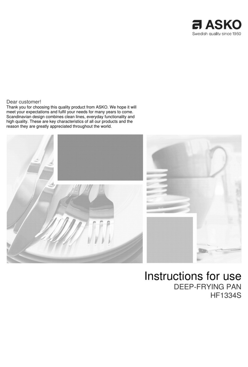 Asko HF1334S Instructions for use