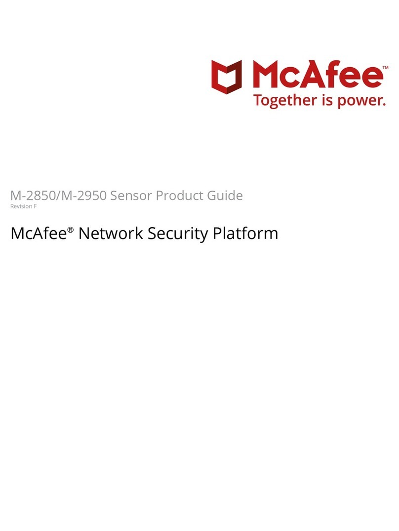 McAfee M-2850 User manual McAfee M-2850 User manual