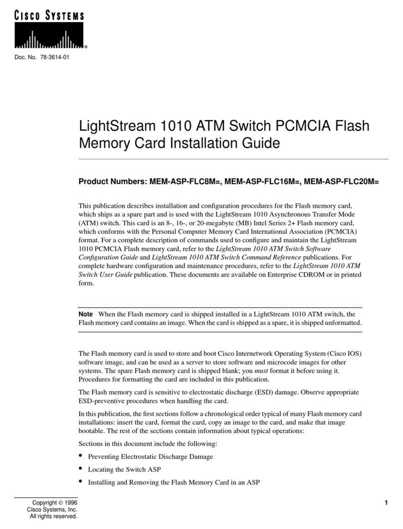 Cisco LightStream 1010 User manual